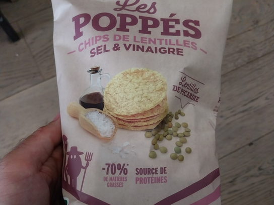 Chips de lentilles sel vinaigre