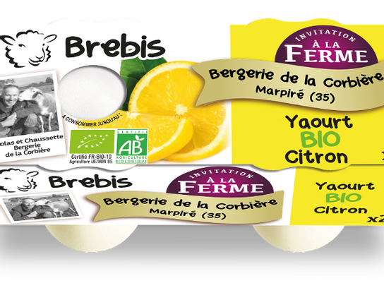 Yaourt de Brebis Citron 250 g