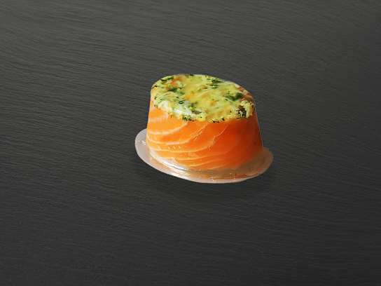 Œuf mollet au saumon