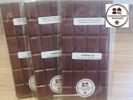 Tablettes de chocolat lait -Cameroun-Chocolatiers engagés