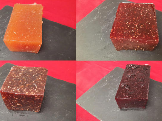 Pâte de fruits fromagères