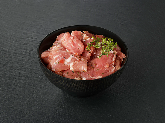 Cigalines de porc tomate basilic