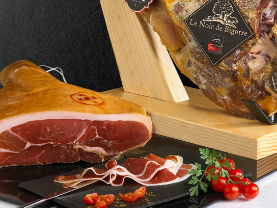 Jambon sec  porc noir de bigorre 36 mois de affinage