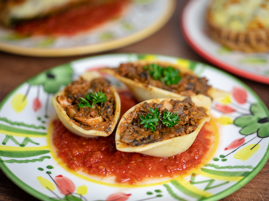 Conchiglioni farcies à la viande