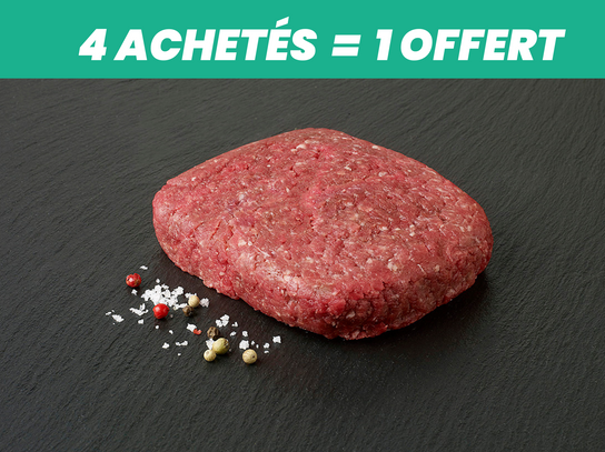 Offre 4+1 gratuit - Bifteck haché de bœuf