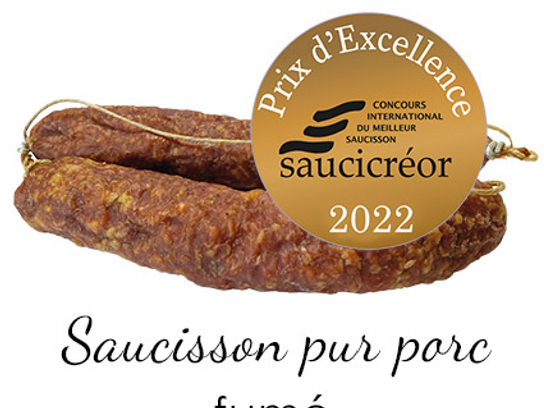 Saucisson sec fumé