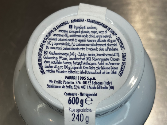 Cerise Amarena au sirop 1kg