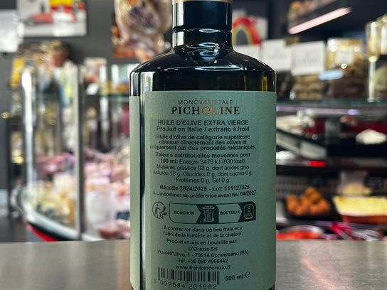 Huile d'olive extra vierge Picholine