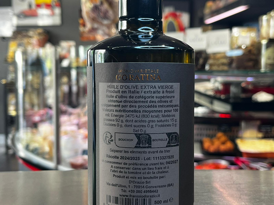 Huile d'olive extra vierge Coratina