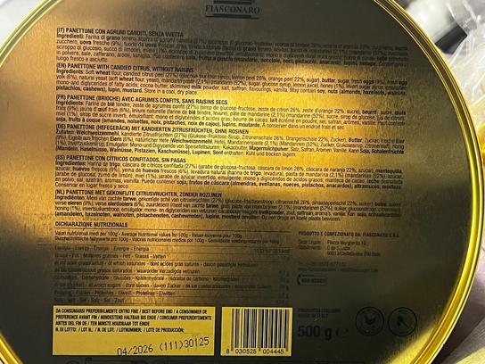 Panettone Dolce & Gabbana