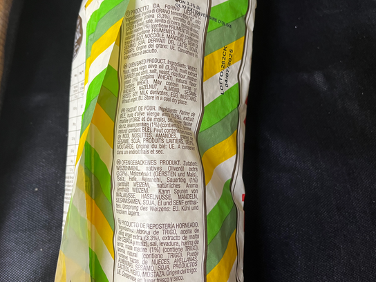 Grissini à l'huile d'olive