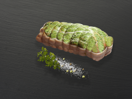 Rôti d'Epaule d'agneau au beurre escargot