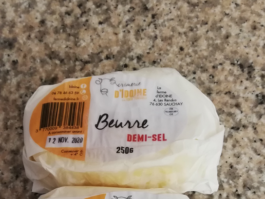 Beurre salé Fermier