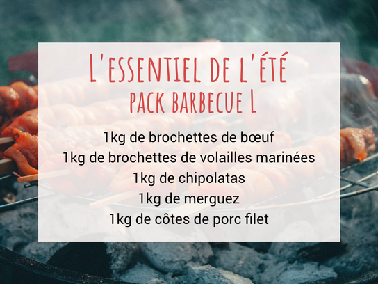 L'essentiel de l'été : pack barbecue L
