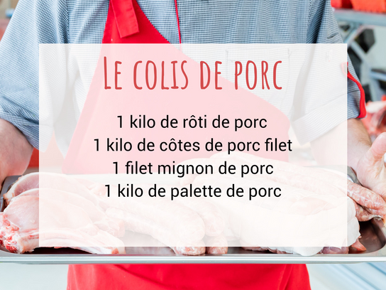 Le colis de porc