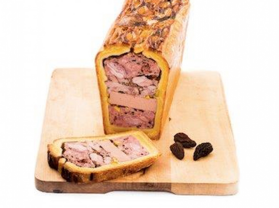 Paté en croûte pintade morilles