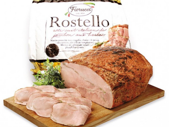 Jambon blanc aux herbes rostello - tranche épaisse