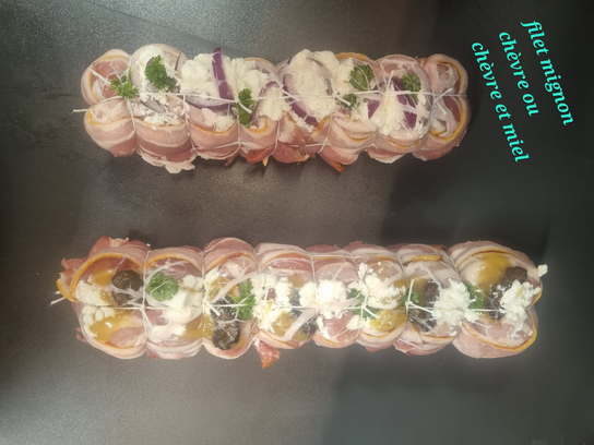 Filet mignon de porc au Chèvre et Miel