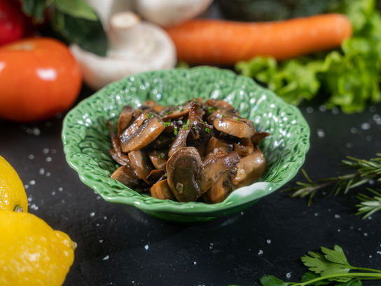 Champignons braisés