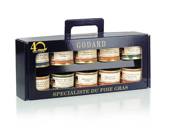Coffret 10 Spécialités en 70g "40 Ans"