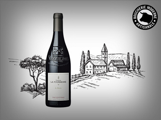 Vin rouge Vacqueyras La Fourmone -75cl