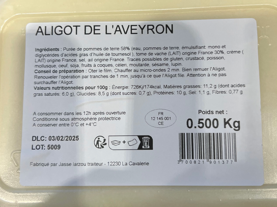 Aligot - 500 g
