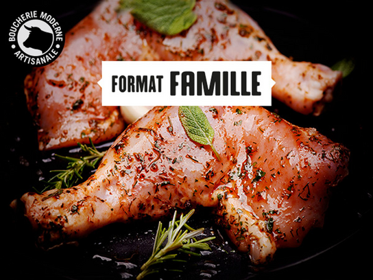 Cuisses de poulet Massala (format famille) - 2 kg