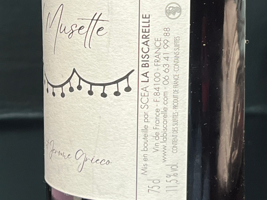 Vin rouge Bal Musette - 75 cl