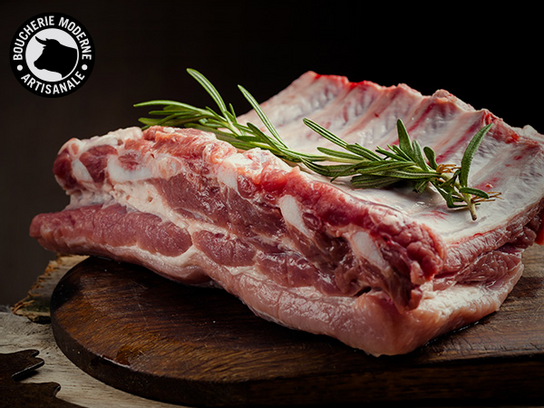 Travers de porc cru - 500 g