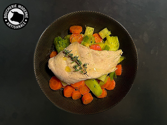 Filet de poulet & Légumes poêlés