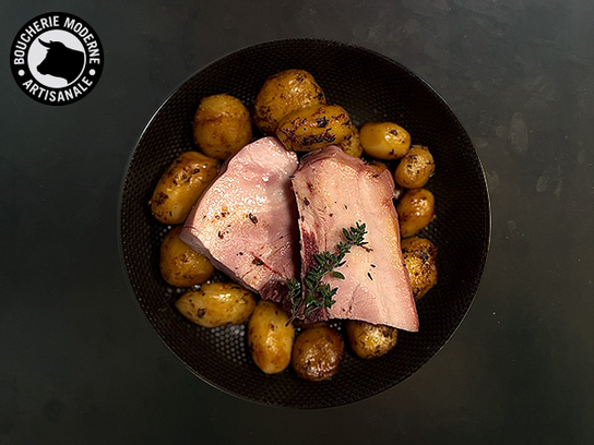 Travers de porc, pommes de terre