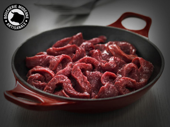 Émincé de bœuf aux morilles - 200 g