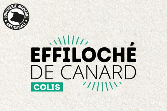 Effiloché de canard - 2 kg