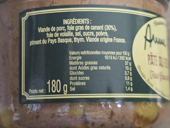 Pâté au foie de canard