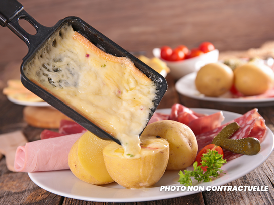 Kit à raclette (fromage et charcuterie)