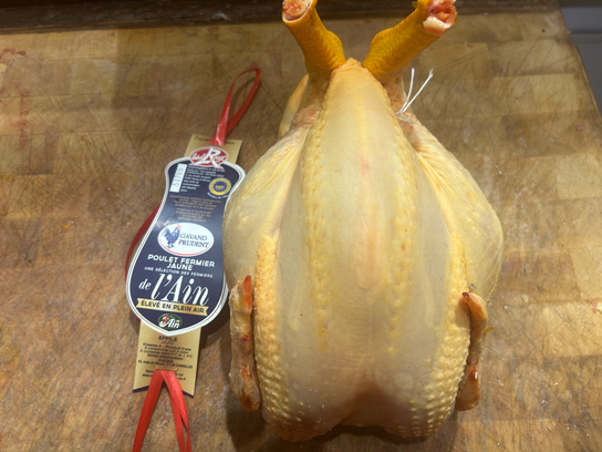 Poulet fermier jaune label rouge