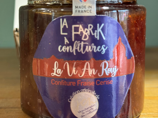 Confiture La vi an Rouj (fraise, cerise)