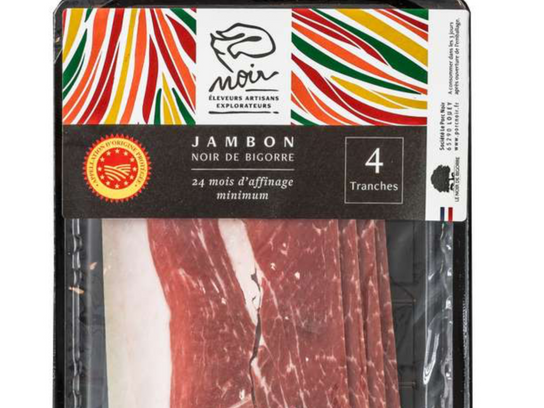 jambon cru porc noir de bigorre