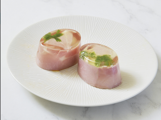 Œuf en gelé au jambon