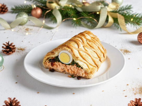 Koulibiac au saumon d'Écosse