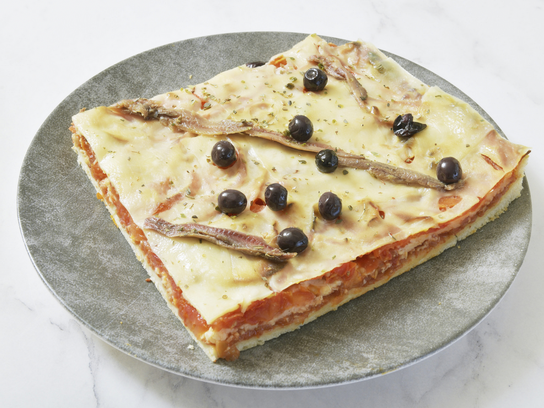 La fameuse pizza aux anchois DAVOLI