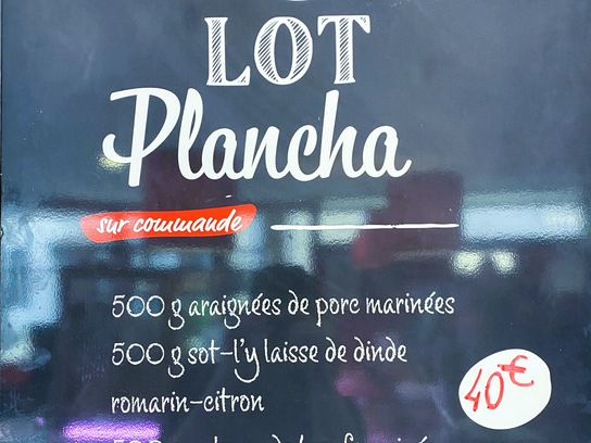 Lot Plancha