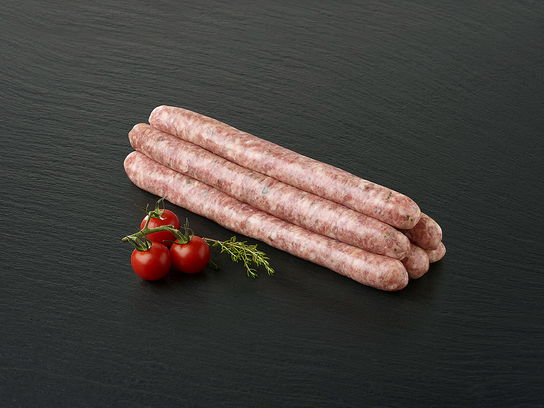 PROMO DU JEUDI : 4  + 2 Saucisses natures ou herbes de 80 g