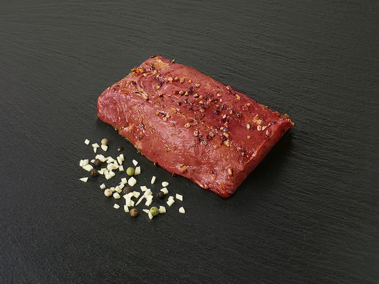 Pavé de bœuf mariné