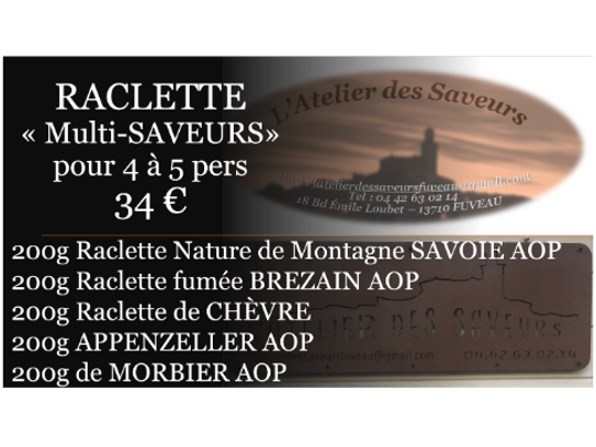 Plateau de Raclette Multi-Saveur