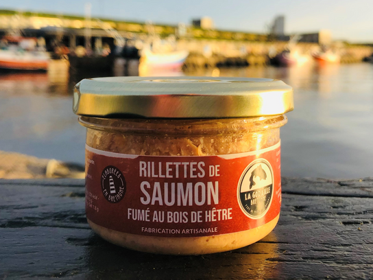 Rillettes de saumon fumé au bois de hêtre