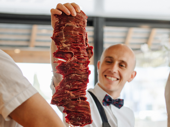 steak tendre fibre longe (onglet ou bavette)