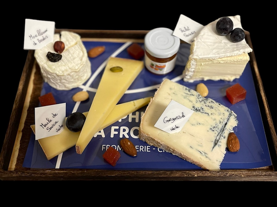 Plateau fromages fin de repas 4 personnes