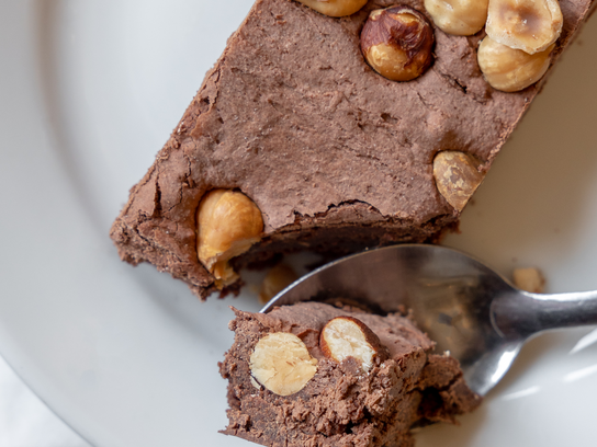 Brownie noisettes sans lactose