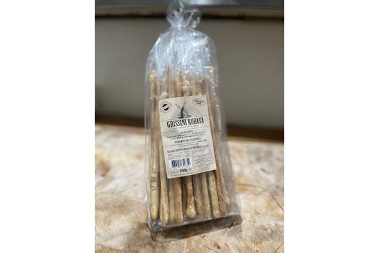 Gressins aux cristaux de sel marin